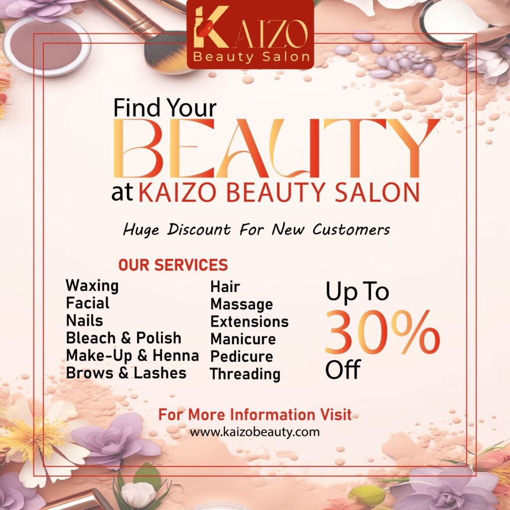 To book your appointment and explore the full range of services, visit www.kaizobeauty.com today. Discover what it truly means to experience the best in beauty – right here in the heart of Al Barsha, Dubai.